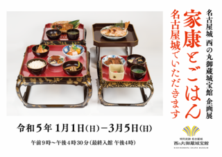 企画展「家康とごはん 名古屋城でいただきます」(終了しました)の画像